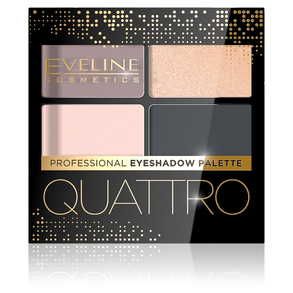 Eveline Cosmetics Quattro paleta cieni do powiek odcień 02 3,2 g