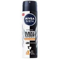 Men Black&White Invisible Ultimate Impact antyperspirant spray 150ml