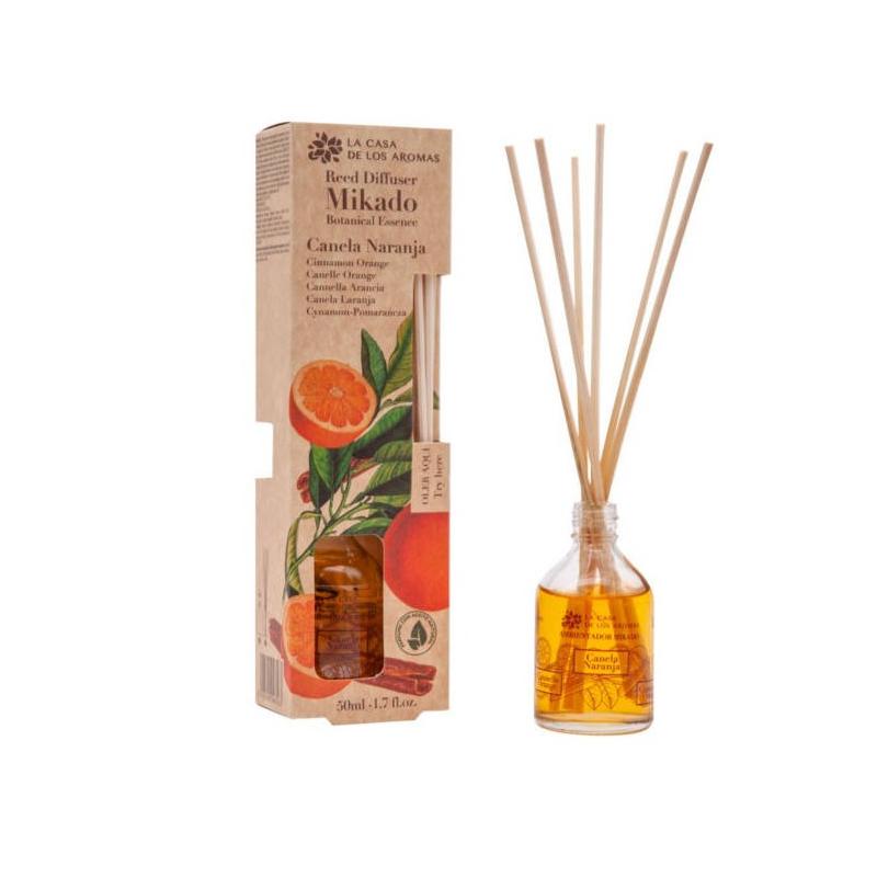 Botanical Essence olejek aromatyczny z patyczkami Cynamon z Pomarańczą 50ml