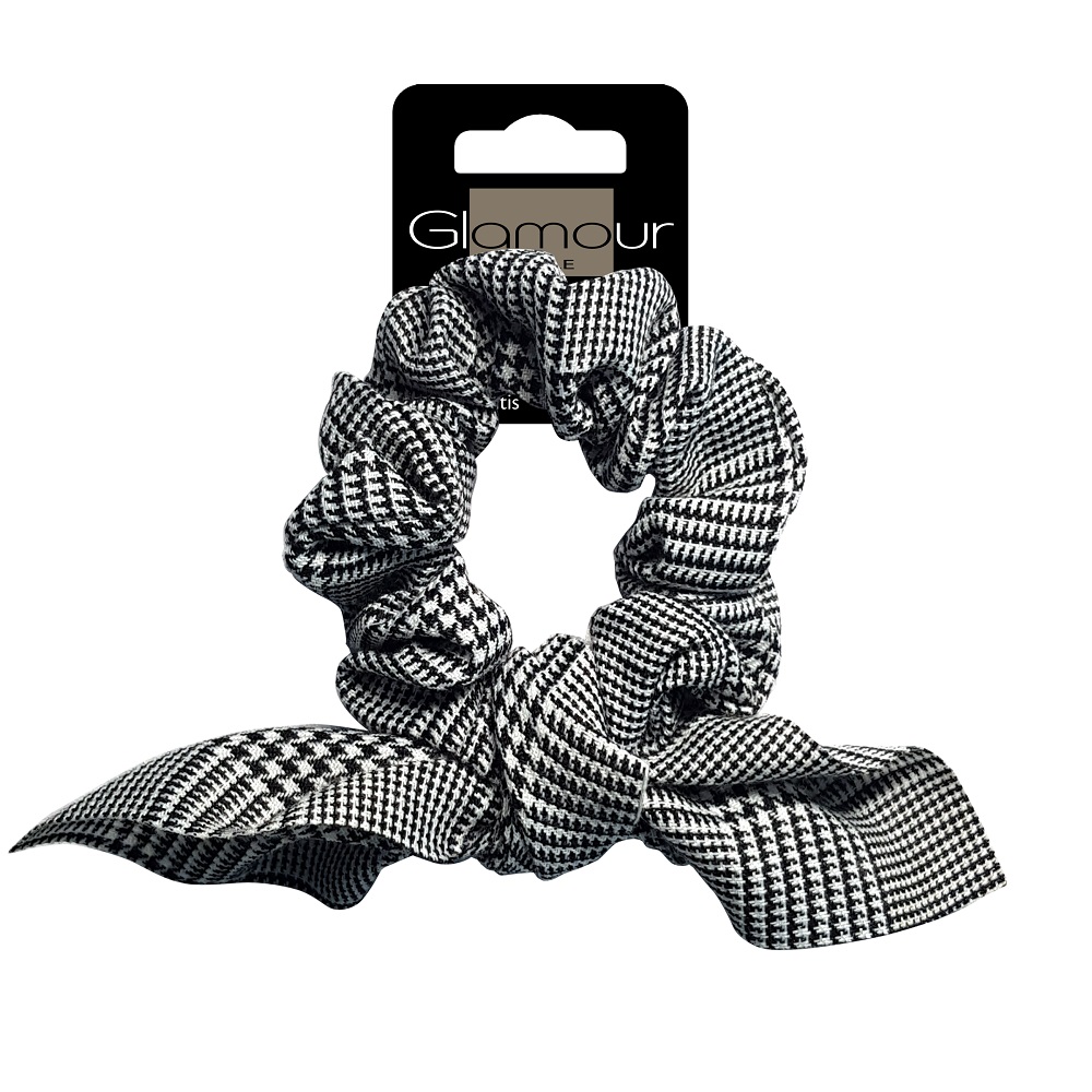 Zawijka do włosów z kokardą Kratka