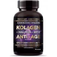 Kolagen + Hialuron + Witamina C Anti-Age suplement diety 90 tabletek