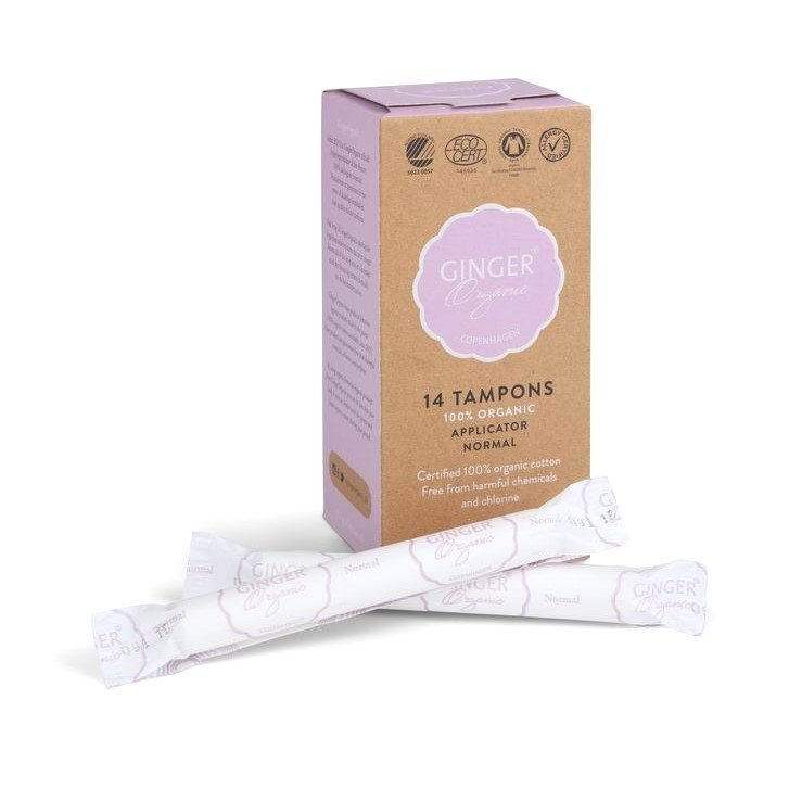 Tampons tampony organiczne z aplikatorem Normal 14szt