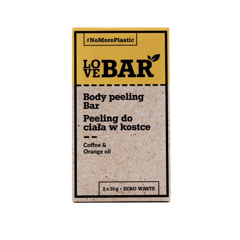 Body Peeling Bar peeling do ciała w kostce Kawa & Pomarańczowy Olejek 2x30g