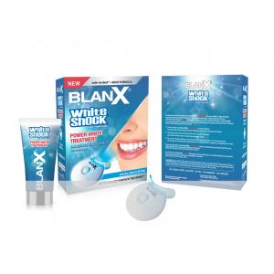 White Shock Power White Treatment wybielająca pasta do zębów 50ml + Blanx LED Bite