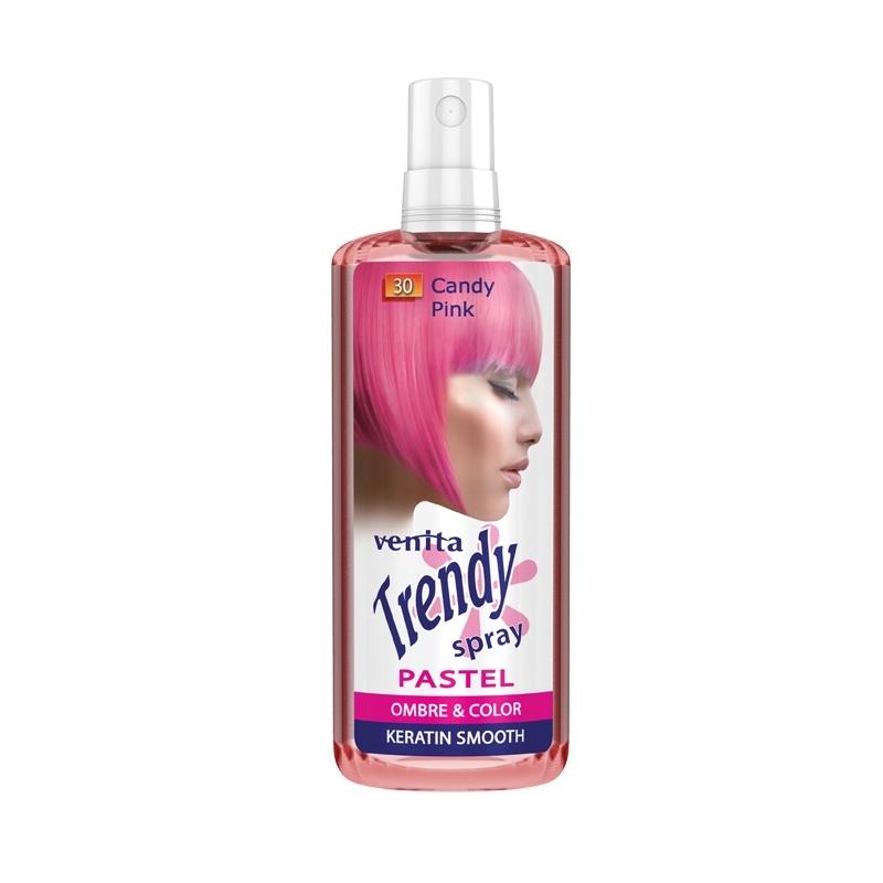 Trendy Spray Pastel koloryzujący spray do włosów 30 Candy Pink 200ml
