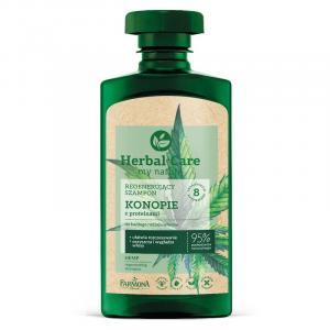 Herbal Care regenerujący szampon do włosów Konopie z Proteinami 330ml