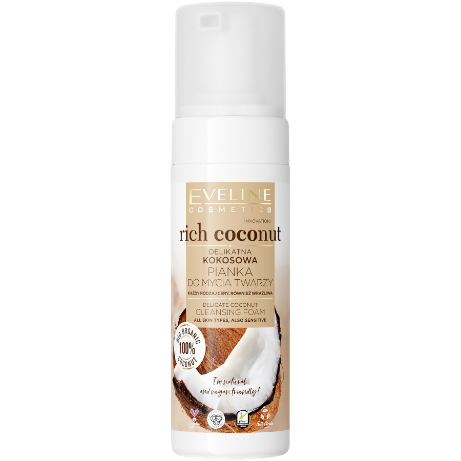 Rich Coconut delikatna kokosowa pianka do mycia twarzy 150ml