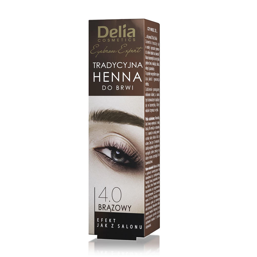 Eyebrow Expert tradycyjna henna do brwi 4.0 Brąz 2g