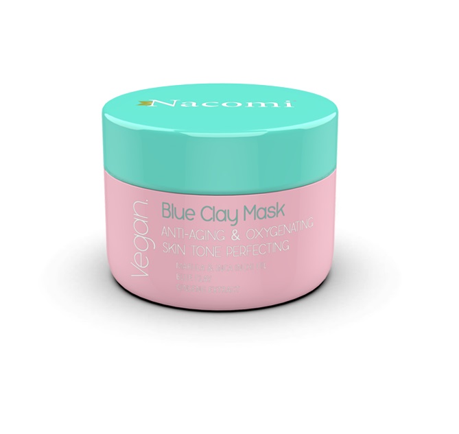 Vegan Blue Clay Mask Anti Aging Oxygenating maska niebieska przeciwzmarszczkowo dotleniająca 50ml