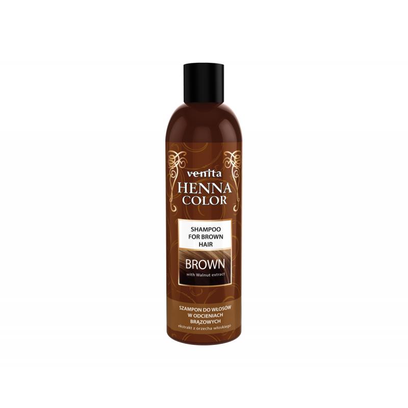 Henna Color Brown szampon ziołowy do włosów w odcieniach brązowych 250ml