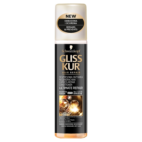 Schwarzkopf Gliss Ultimate Repair odżywka regenerująca bez spłukiwania do włosów suchych i zniszczonych 200 ml