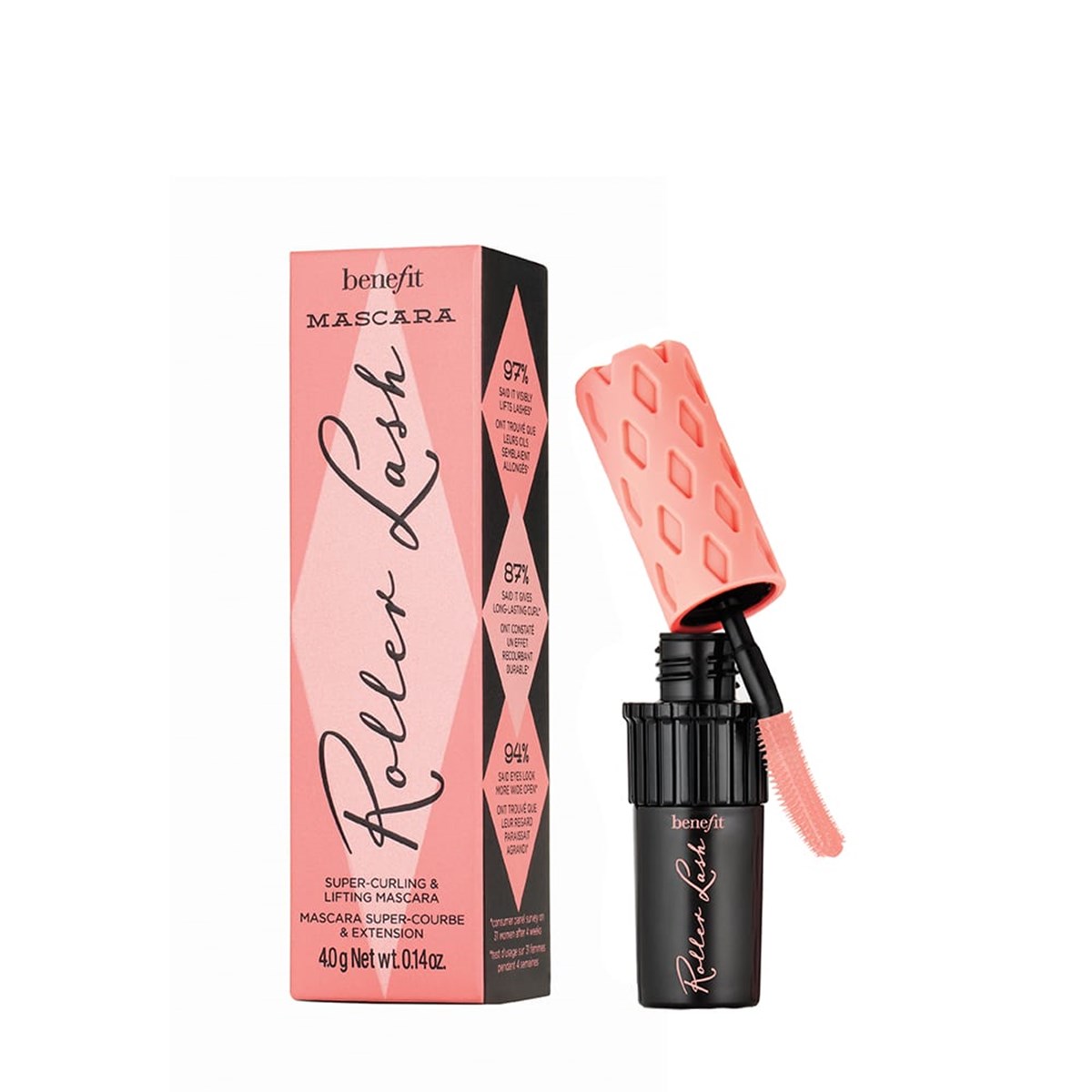 Roller Lash Curling & Lifting Mascara podkręcająco-liftingujący tusz do rzęs Black 4g