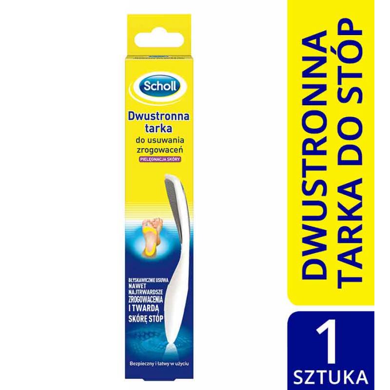 Scholl tarka do stóp do usuwania zrogowaceń na stopach piętach 1 szt Scholl tarka do stóp do usuwania zrogowaceń na stopach piętach 1 szt