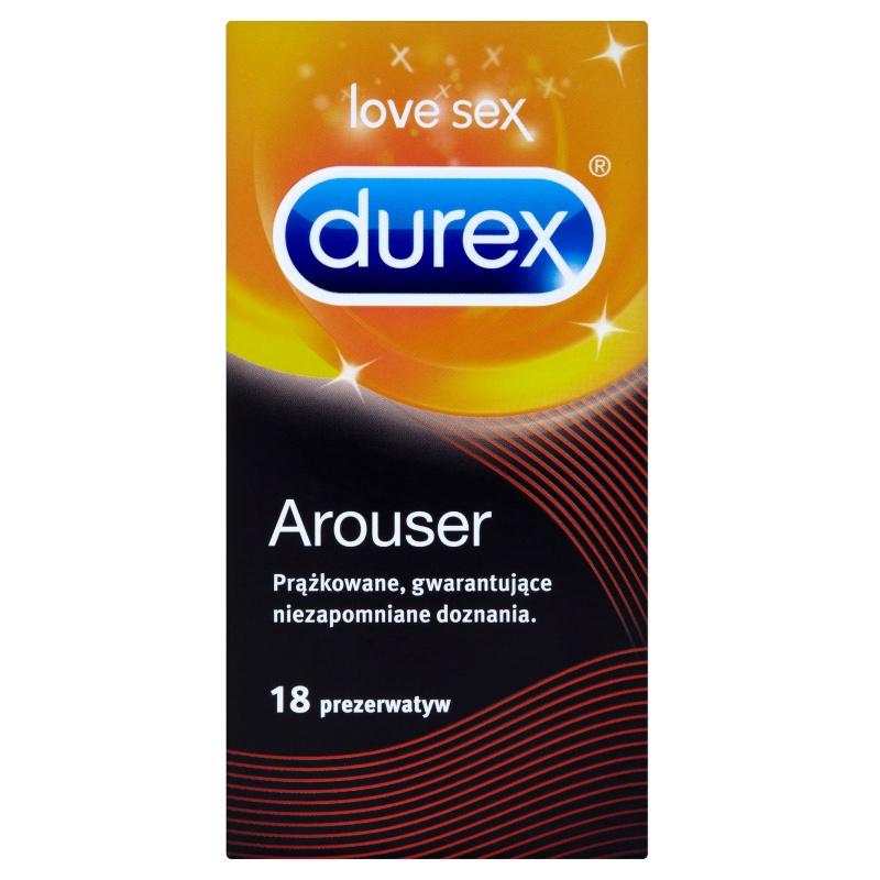 Durex prezerwatywy Arouser 18 szt prążkowane Durex prezerwatywy Arouser 18 szt prążkowane