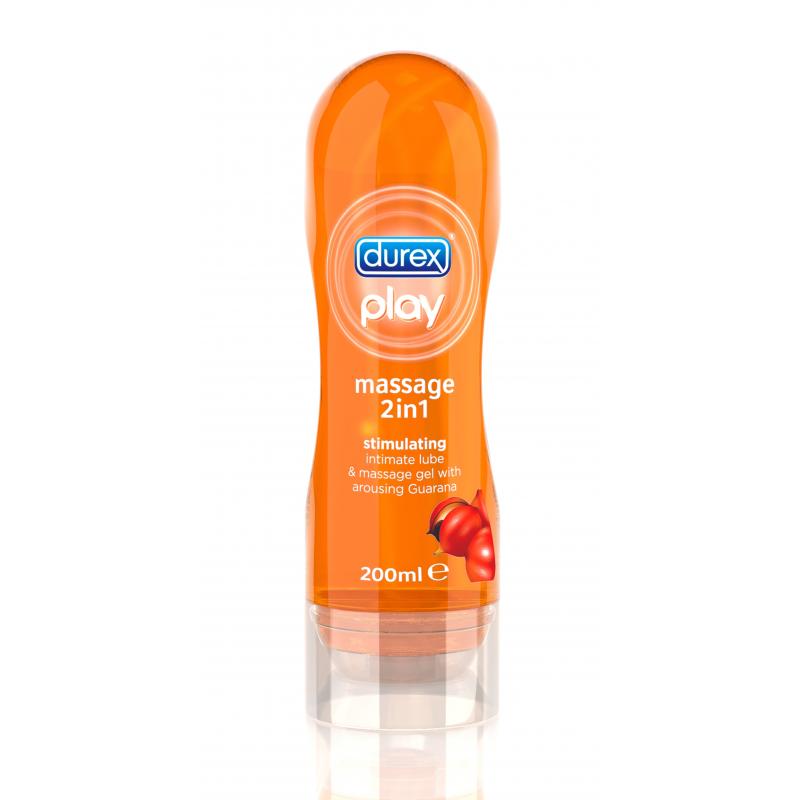 Durex żel intymny lubrykant do masażu 2 w 1 pobudzający z guaraną 200ml Durex żel intymny lubrykant do masażu 2 w 1 pobudzający z guaraną 200ml