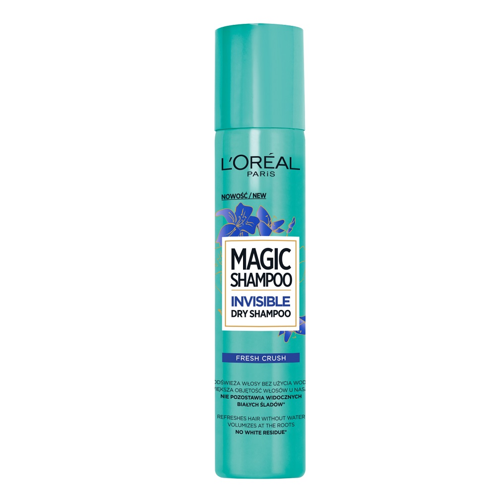 L’Oréal Paris Magic Shampoo suchy szampon zwiększający objętość włosów, który nie pozostawia białych śladów 200 ml