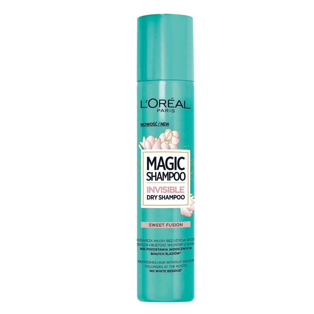 L’Oréal Paris Magic Shampoo suchy szampon zwiększający objętość włosów, który nie pozostawia białych śladów 200 ml