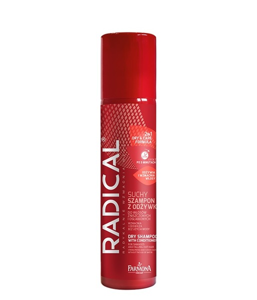 Farmona Radical Hair Loss suchy szampon i odżywka w jednym do zniszczonych i wypadających włosów 180 ml