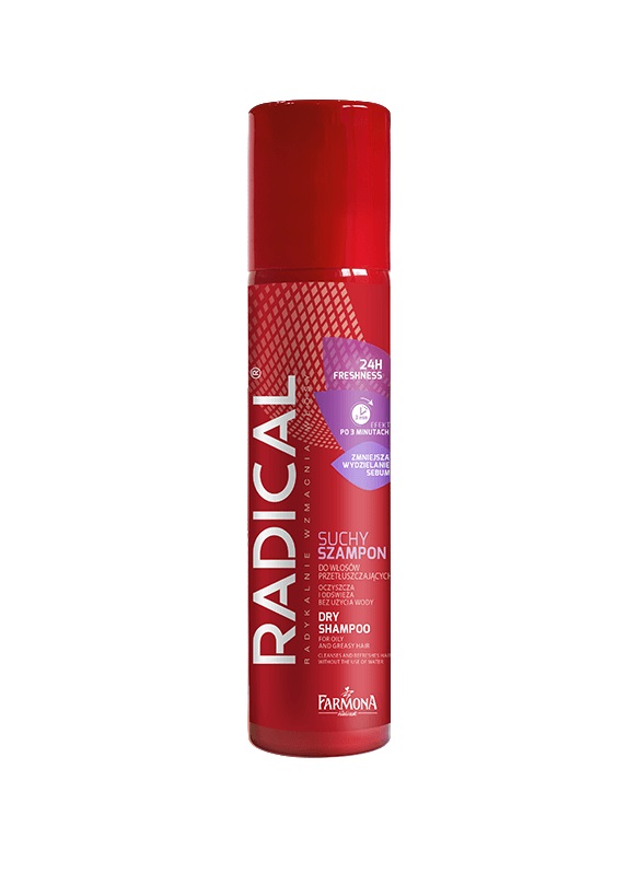 Radical Dry Shampoo suchy szampon do przetłuszczających się włosów 180ml