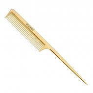 Golden Tail Comb profesjonalny złoty grzebień do strzyżenia ze szpikulcem