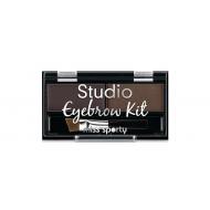 Studio Eyebrow Kit paleta do makijażu brwi 001 Medium Brown 1.1g