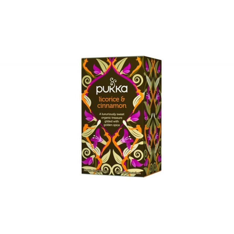 Licorice & Cinnamon organiczna herbatka ziołowa z lukrecją i kakao 20 torebek Licorice & Cinnamon organiczna herbatka ziołowa z lukrecją i kakao 20 torebek