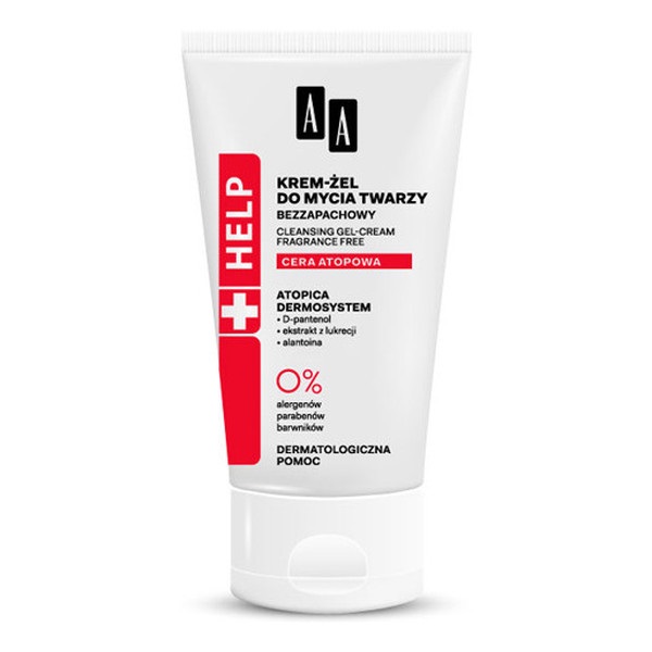 Help Cleansing Gel-Cream bezzapachowy krem-żel do mycia twarzy do cery atopowej 150ml