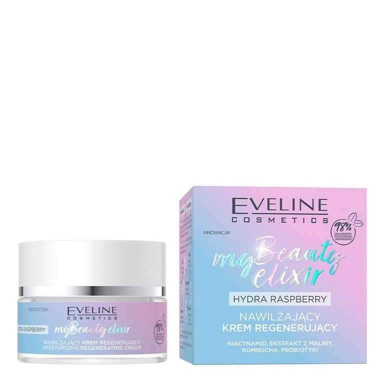 Eveline Cosmetics My Beauty Elixir Hydra Raspberry krem regenerujący i nawilżający 50 ml