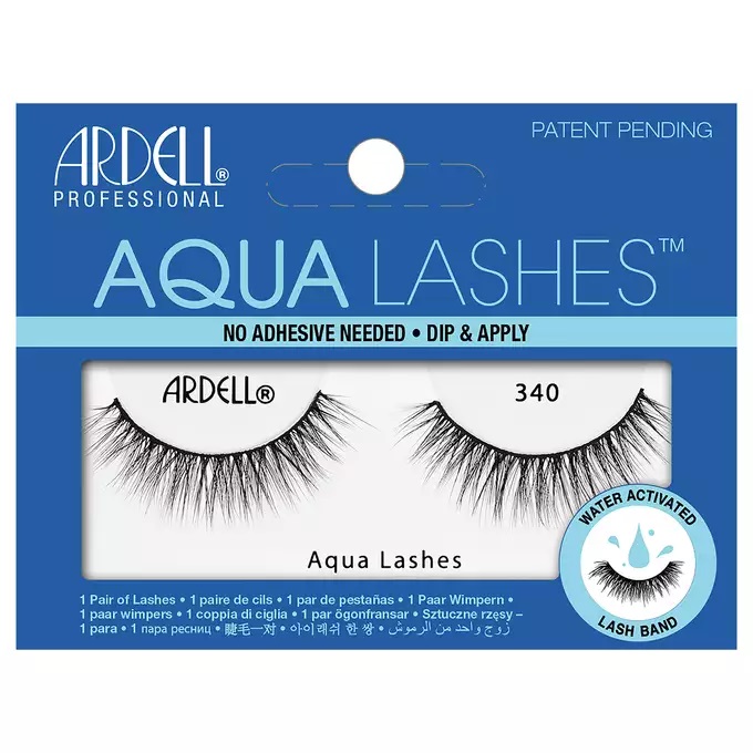 Aqua Lashes sztuczne rzęsy na pasku 340 Black