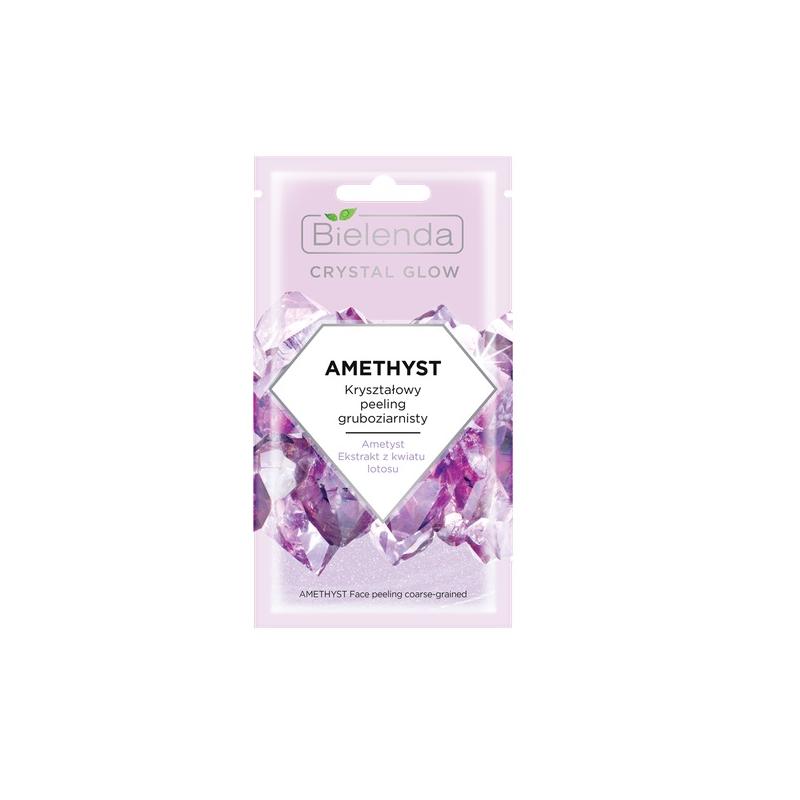 Crystal Glow Amethyst kryształowy peeling gruboziarnisty 8g