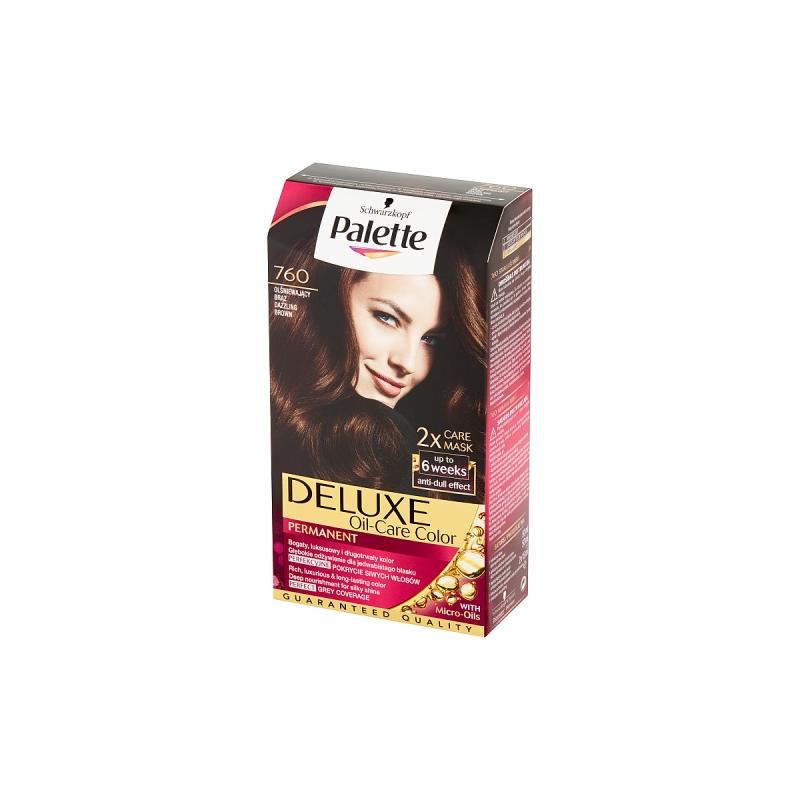 Deluxe Oil-Care Color farba do włosów trwale koloryzująca z mikroolejkami 760 Olśniewający Brąz Deluxe Oil-Care Color farba do włosów trwale koloryzująca z mikroolejkami 760 Olśniewający Brąz
