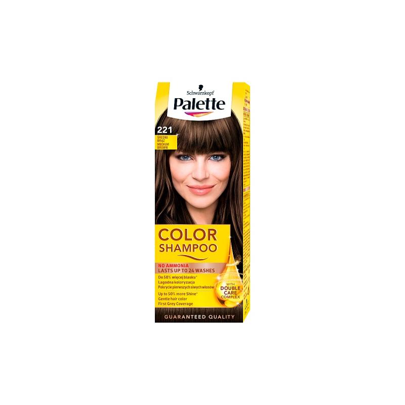 Color Shampoo szampon koloryzujący do 24 myć 221 Średni Brąz Color Shampoo szampon koloryzujący do 24 myć 221 Średni Brąz