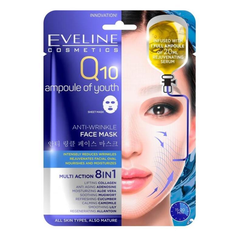 Q10 Ampoule Of Youth 8w1 przeciwzmarszczkowa maska w płachcie 20ml Q10 Ampoule Of Youth 8w1 przeciwzmarszczkowa maska w płachcie 20ml
