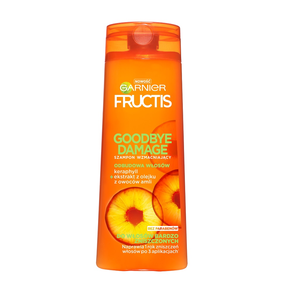 Garnier Fructis Goodbye Damage szampon wzmacniający do włosów zniszczonych 250 ml