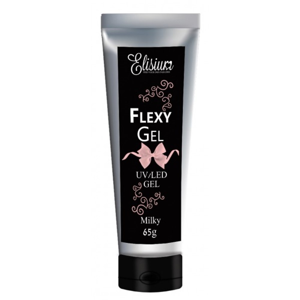 Flexy Gel żel do przedłużania paznokci Milky 65g