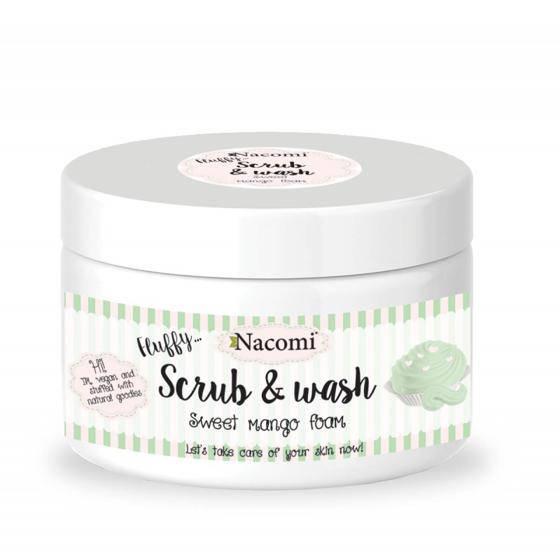 Scrub & Wash pianka peelingująco-myjąca Słodka Pianka Mango 180ml