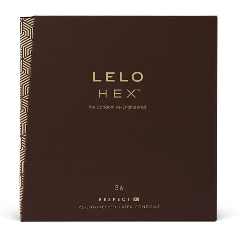 LELO HEX Respect XL prezerwatywy lateksowe 36 sztuk