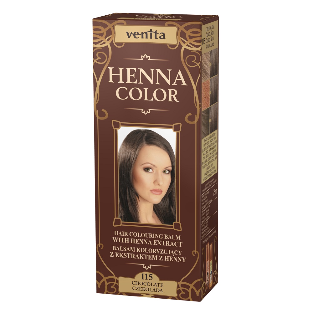 Henna Color balsam koloryzujący z ekstraktem z henny 115 Czekolada 75ml