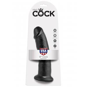 King Cock 9" Cock Black