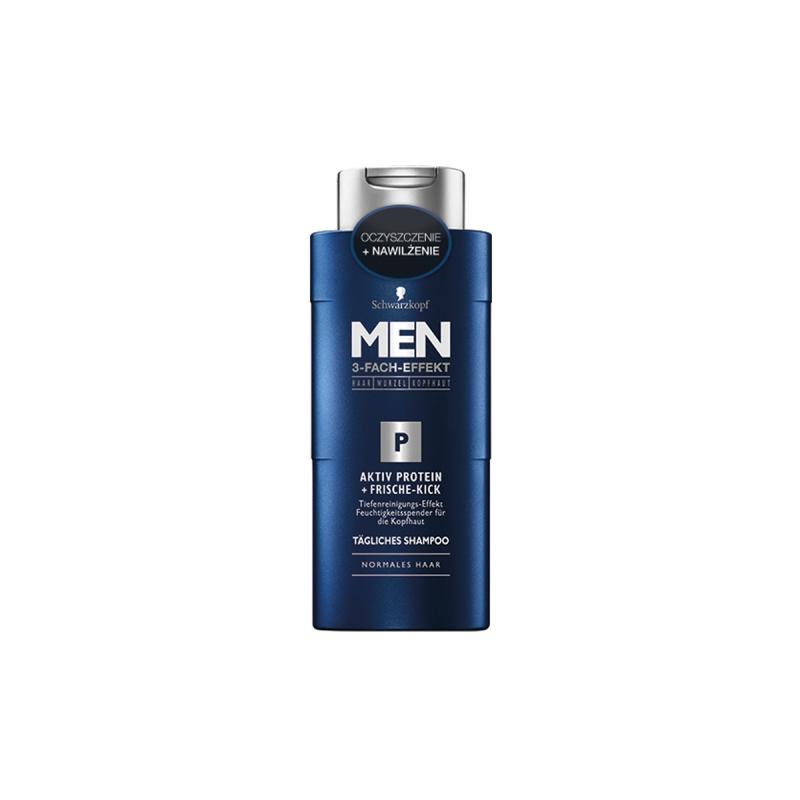 Men Activ Protein + Frische-Kick Shampoo szampon do włosów do codziennego stosowania 250ml Men Activ Protein + Frische-Kick Shampoo szampon do włosów do codziennego stosowania 250ml