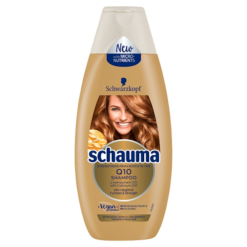 Schwarzkopf Schauma Q10 Fullness szampon do włosów cienkich i rzadkich z koenzymem Q10 400 ml