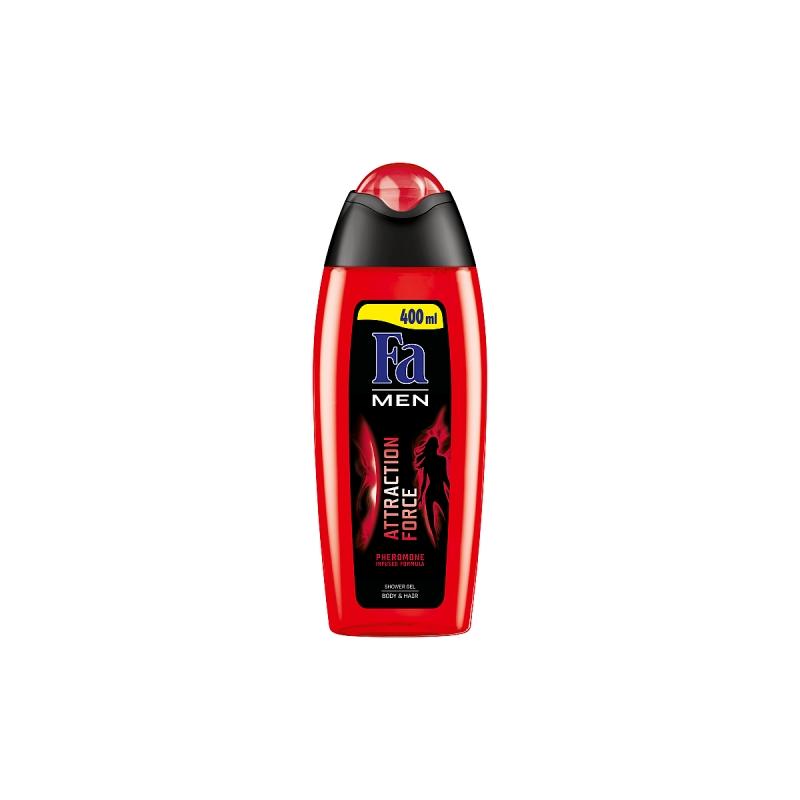 Men Attraction Force Shower Gel żel pod prysznic do mycia ciała i włosów dla mężczyzn Pheromone 400ml Men Attraction Force Shower Gel żel pod prysznic do mycia ciała i włosów dla mężczyzn Pheromone 400ml
