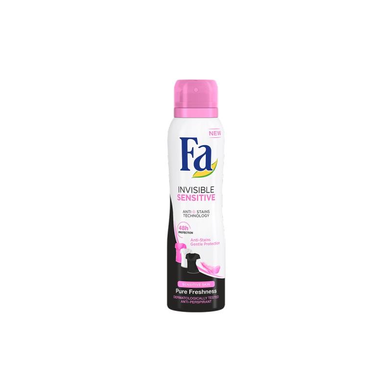 Invisible Sensitive Antiperspirant antyperspirant w sprayu 150ml Invisible Sensitive Antiperspirant antyperspirant w sprayu 150ml