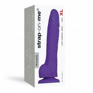 Soft Realistic Dildo Purple XL