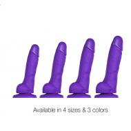 Soft Realistic Dildo Purple XL