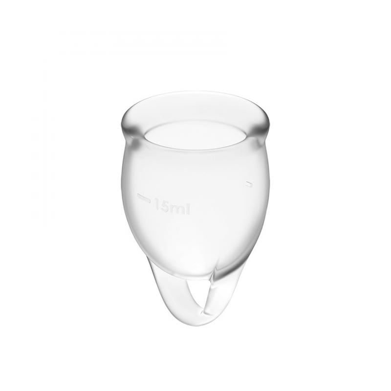 Feel Confident Menstrual Cup Set Transparent