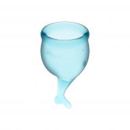 Feel Secure Menstrual Cup Set Light Blue