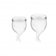 Feel Secure Menstrual Cup Set Transparent