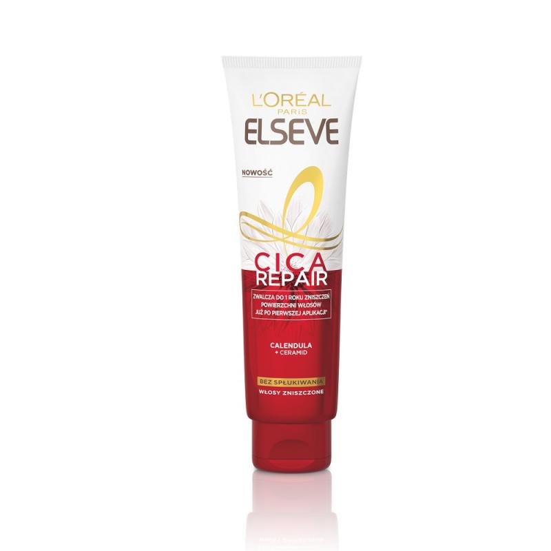 Elseve Cica Repair balsam odbudowujący do włosów zniszczonych Calendula & Ceramid 150ml Elseve Cica Repair balsam odbudowujący do włosów zniszczonych Calendula & Ceramid 150ml