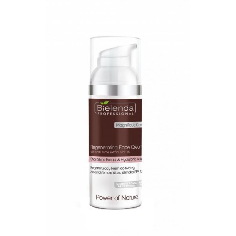 Power Of Nature Regenerating Face Cream With Snail Slime Extract regenerujący krem do twarzy z ekstraktem ze śluzu ślimaka SPF15 Power Of Nature Regenerating Face Cream With Snail Slime Extract regenerujący krem do twarzy z ekstraktem ze śluzu ślimaka SPF15